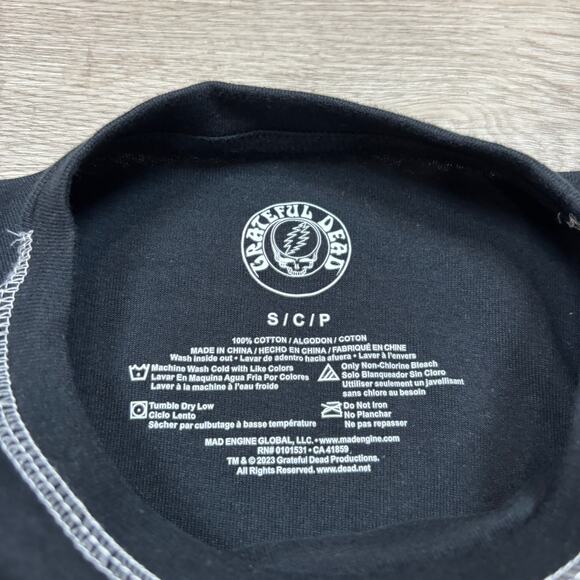 Grateful Dead Steal Your Face Y2K Baby Tee Women's Small - Picture 4 of 7